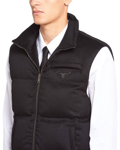 prada body warmer mens